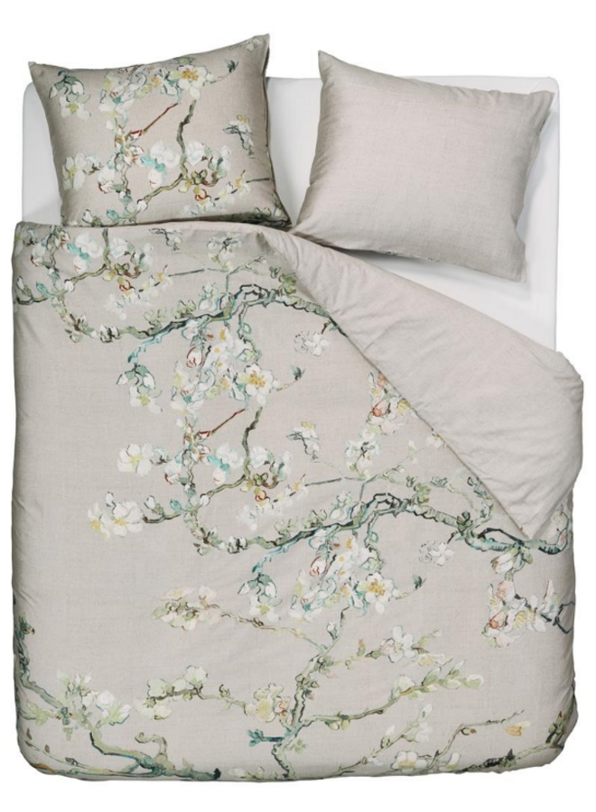 Dekbedovertrek Blossoming Zand - Katoensatijn