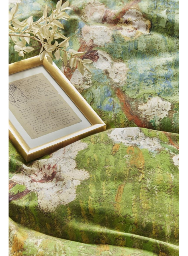 Beddinghouse Dekbedovertrek Peach Trees Groen - Katoensatijn