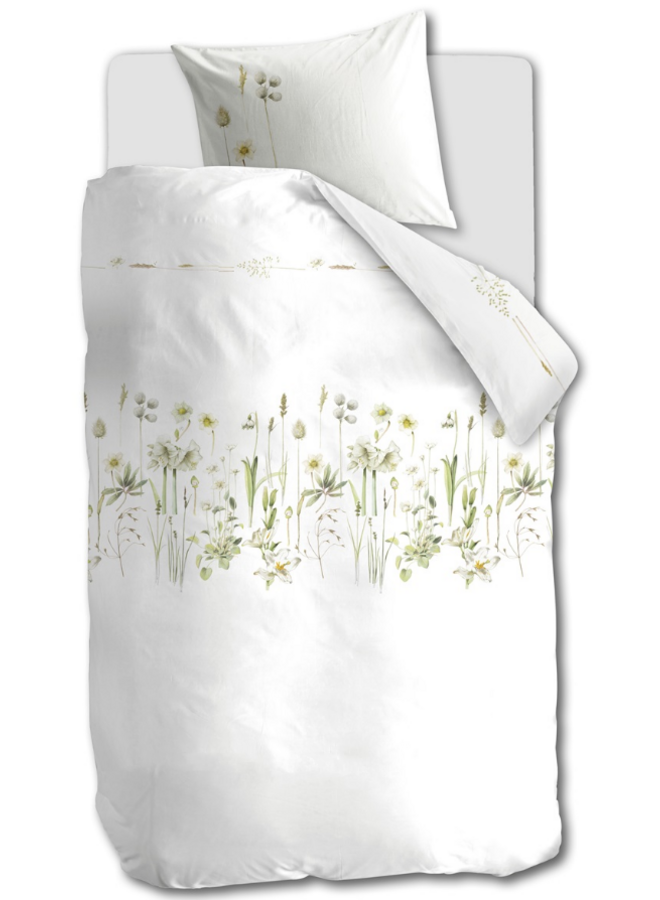 Marjolein Bastin Dekbedovertrek Amaryllis Wit - Katoen