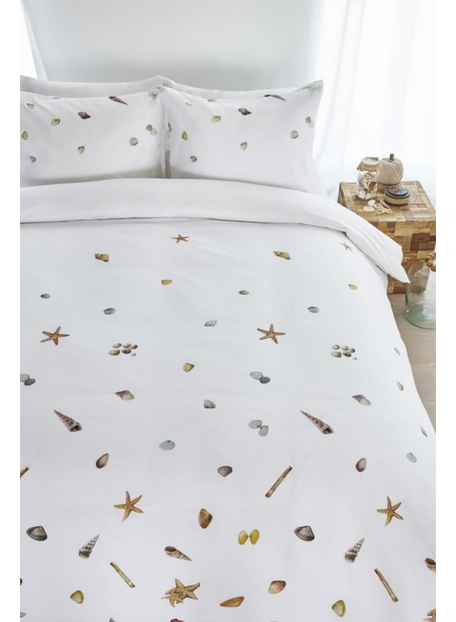 Marjolein Bastin Dekbedovertrek Noordzee Naturel - Katoen