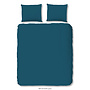 HIP Dekbedovertrek Uni Petrol - Katoensatijn