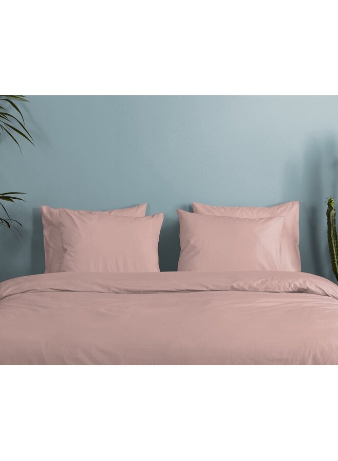 HIP Dekbedovertrek Uni Licht Roze - Katoensatijn