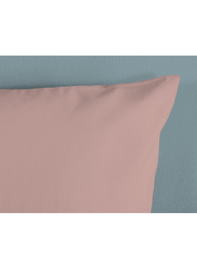 HIP Dekbedovertrek Uni Licht Roze - Katoensatijn