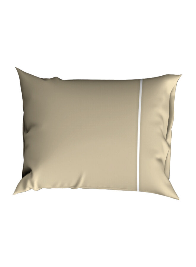 Romanette Dekbedovertrek Duchesse Zand/Wit - Flanel