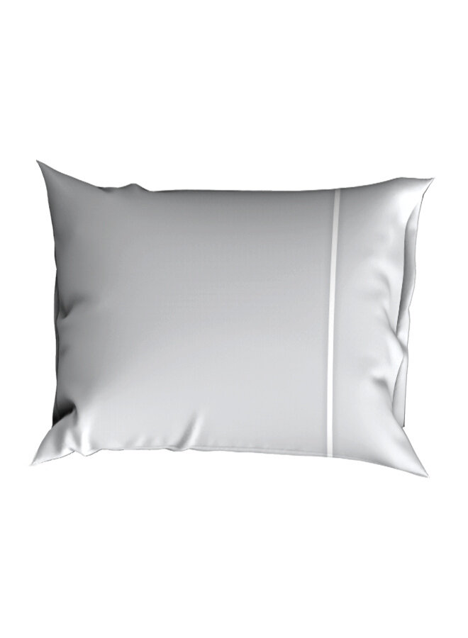 Romanette Dekbedovertrek Duchesse Grijs/Wit - Flanel