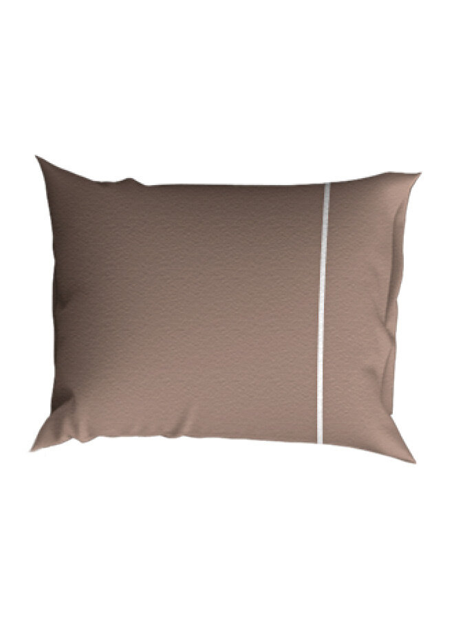 Romanette Dekbedovertrek Duchesse Taupe/Wit - Flanel