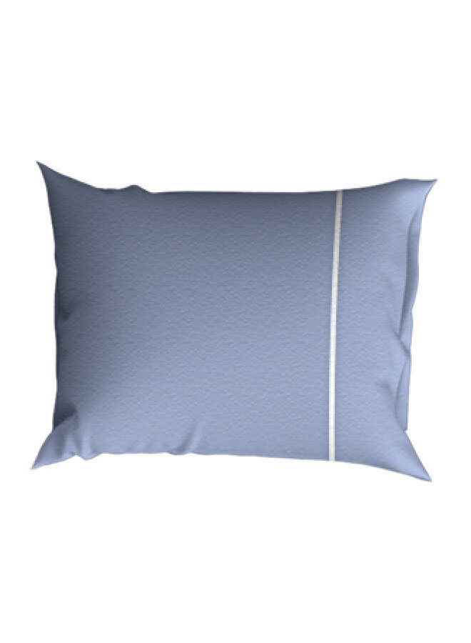 Romanette Dekbedovertrek Duchesse Blauw/Wit - Flanel