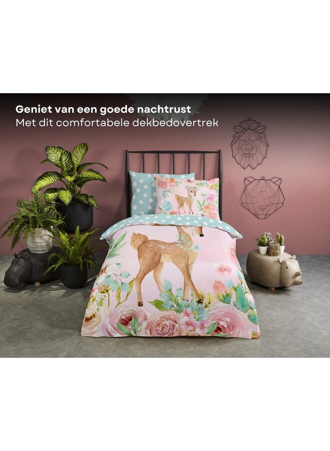 Good Morning Dekbedovertrek Kids Sweet Multi - Katoen