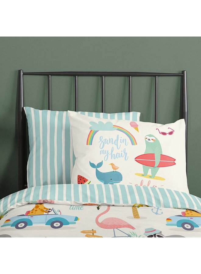 Good Morning Dekbedovertrek Kids Holiday Multi - Katoen