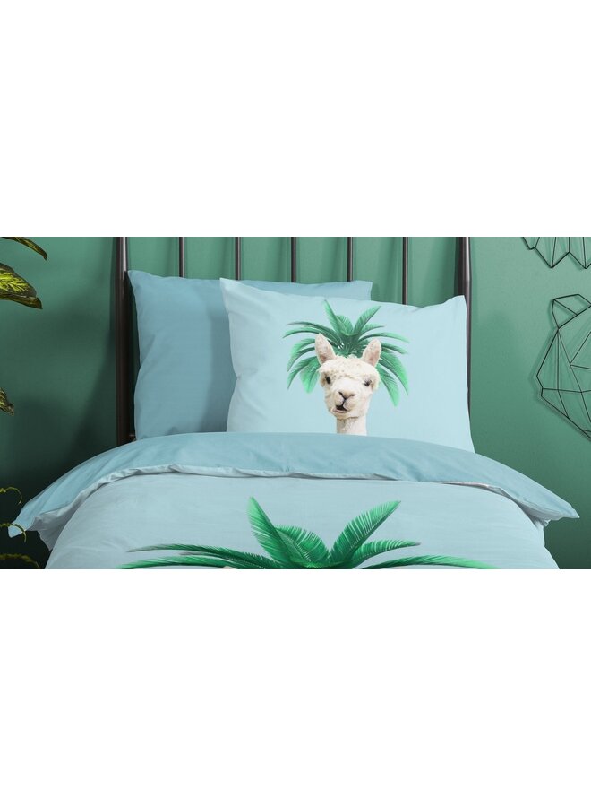 Good Morning Dekbedovertrek Kids Pallama Blauw - Katoen