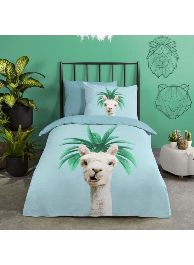 Good Morning Dekbedovertrek Kids Pallama Blauw - Katoen