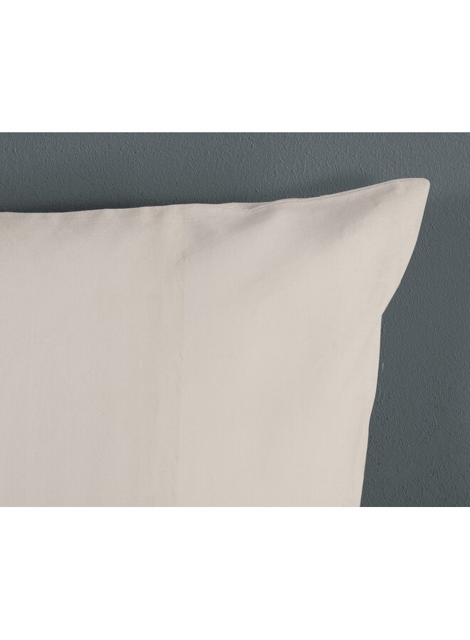 HIP Dekbedovertrek Uni Lichtzand - Katoensatijn