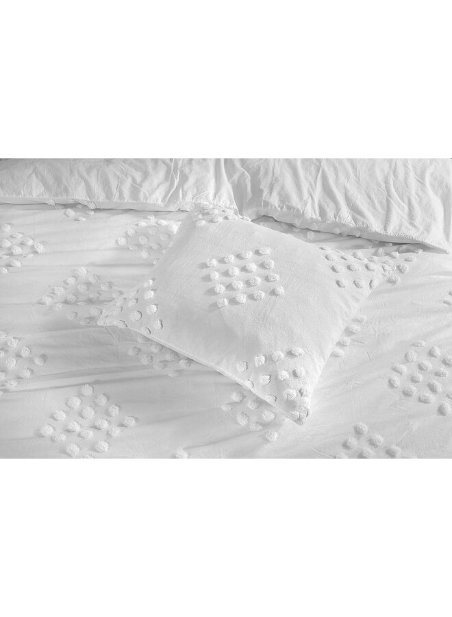 Papillon Dekbedovertrek Helsinki Wit - Percale Katoen