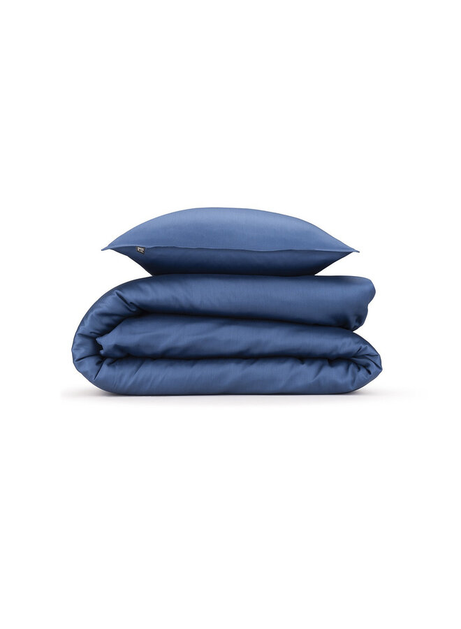 ZO! Home Dekbedovertrek Satinado Blauw - Katoensatijn