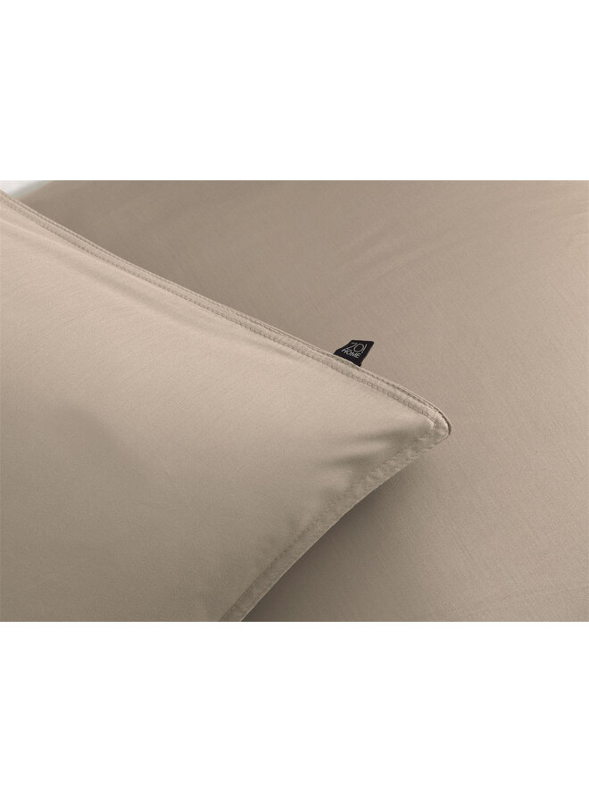 ZO! Home Dekbedovertrek Satinado Zand - Katoensatijn