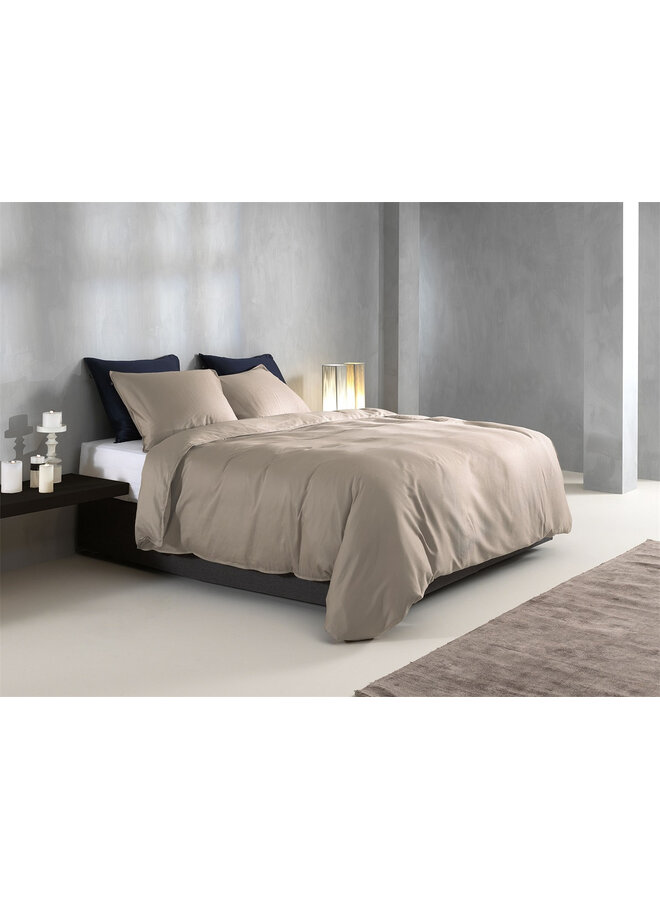 ZO! Home Dekbedovertrek Satinado Zand - Katoensatijn