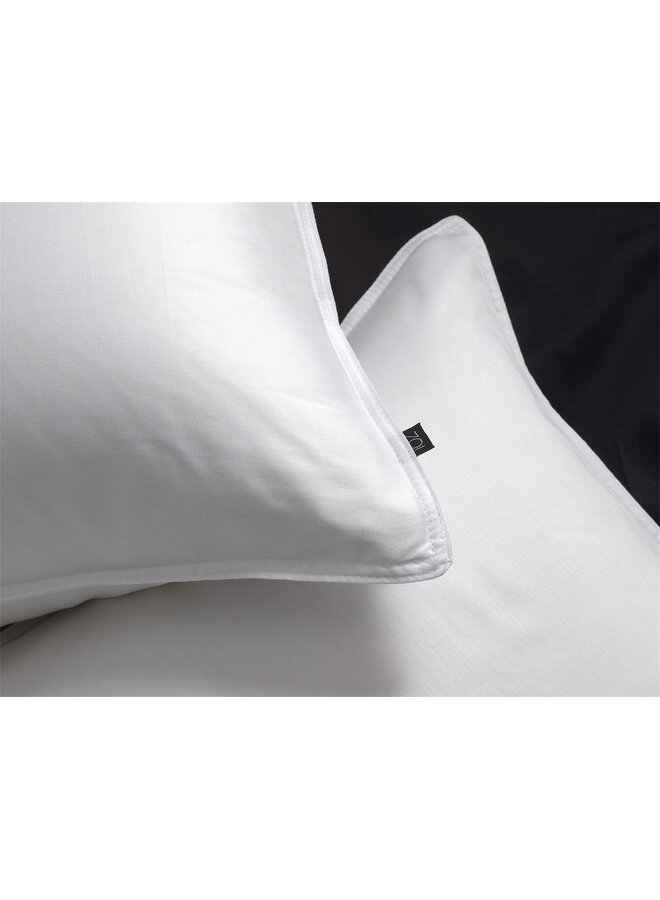 ZO! Home Dekbedovertrek Satinado Wit - Katoensatijn