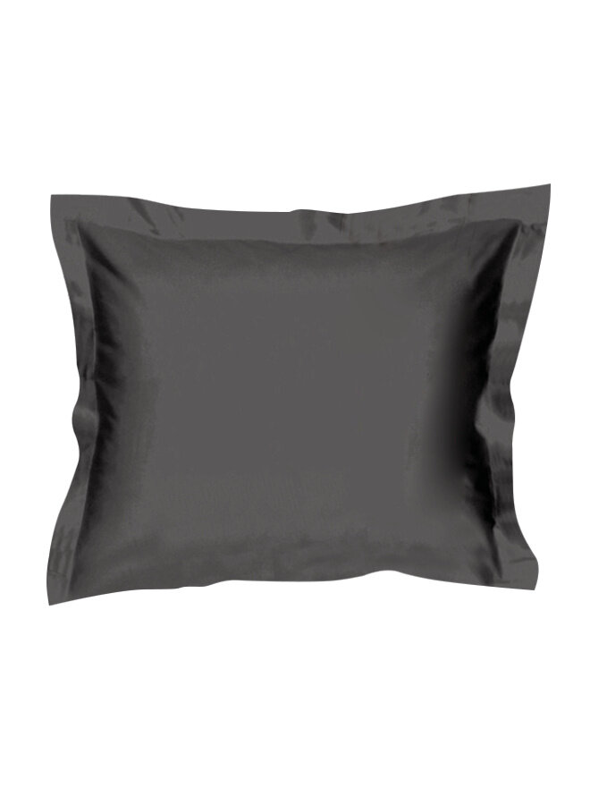 Cascina Colorini Dekbedovertrek Park Lane Antraciet - Egyptisch Percale Katoen