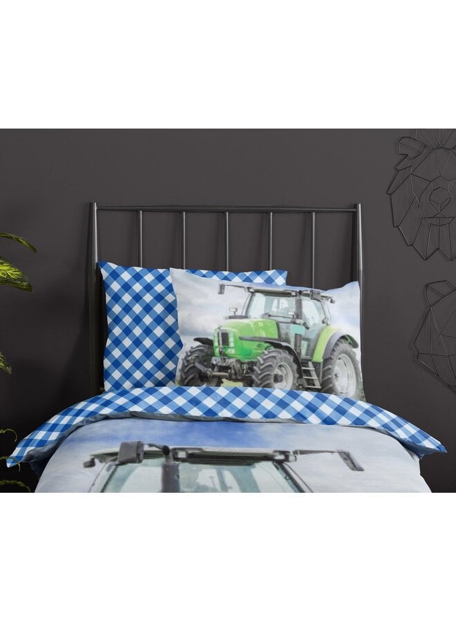 Good Morning Dekbedovertrek Kids Strong Groen - Flanel