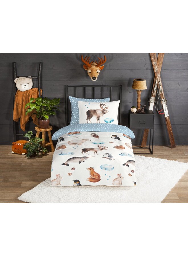 Good Morning Dekbedovertrek Kids Cold Multi - Flanel