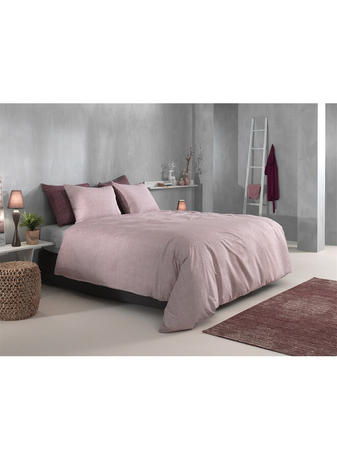 ZO! Home Dekbedovertrek Lino Roze - Katoen