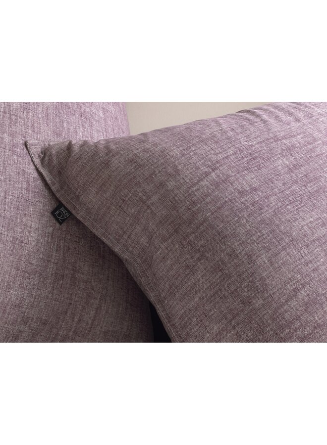 ZO! Home Dekbedovertrek Lino Paars - Katoen