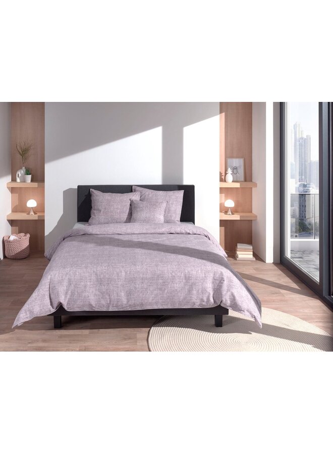 ZO! Home Dekbedovertrek Lino Paars - Katoen