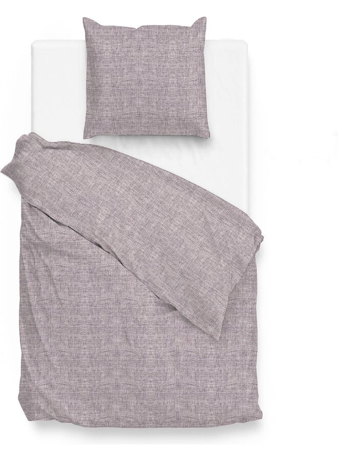ZO! Home Dekbedovertrek Lino Paars - Katoen