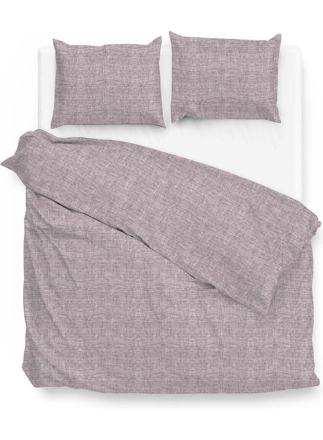 ZO! Home Dekbedovertrek Lino Paars - Katoen