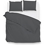ZO! Home Dekbedovertrek Satinado Antraciet - Katoensatijn