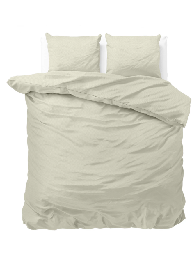Dekbedovertrek Satin Point Creme - Microvezel PL2