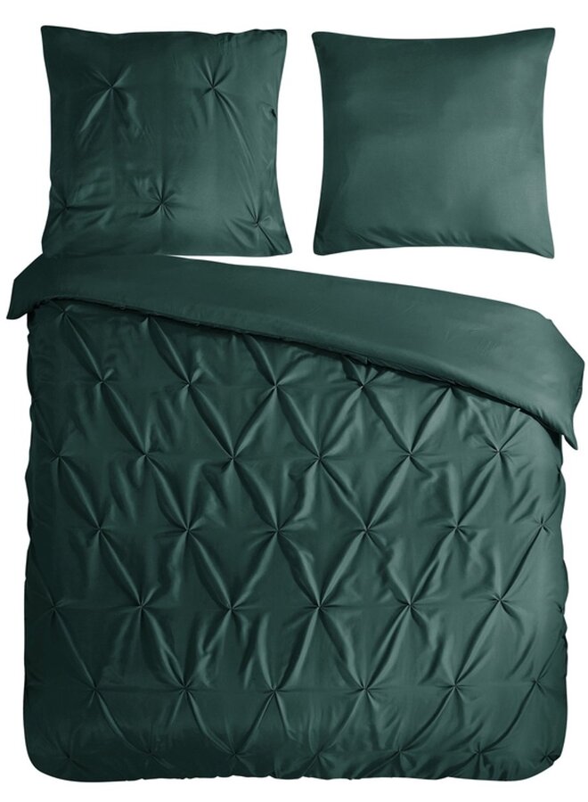Dekbedovertrek Elegance Donkergroen - Microvezel PL1