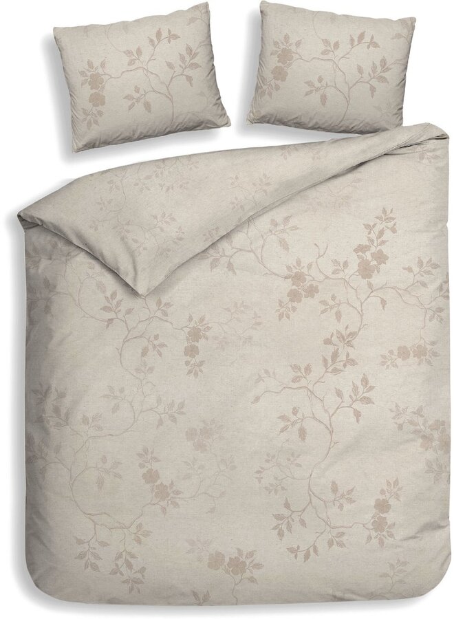 Dekbedovertrek Yara Beige - Twill Katoen PL3