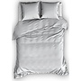 Romanette Dekbedovertrek Duchesse Grijs/Wit - Flanel