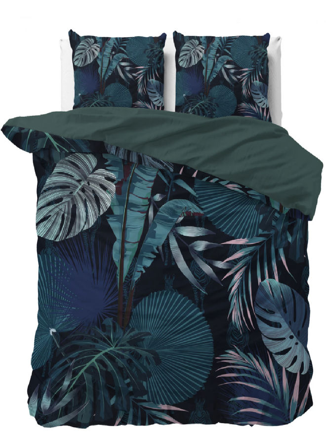 Dreamhouse Dekbedovertrek Edvard Blauw - Katoensatijn