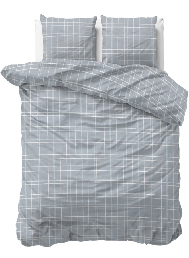 Dekbedovertrek Seva Blauw - Flanel