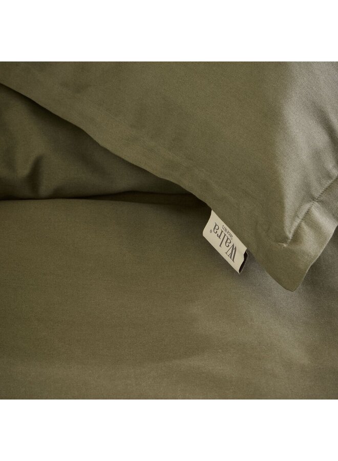 Walra Dekbedovertrek Vintage Satin Groen - Katoensatijn