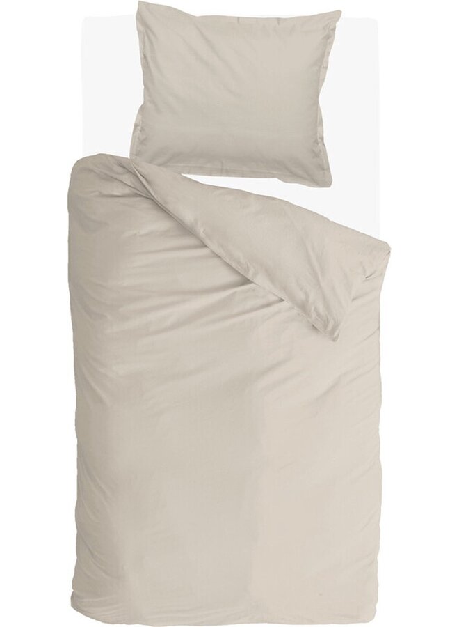Walra Dekbedovertrek Vintage Satin Zand - Katoensatijn
