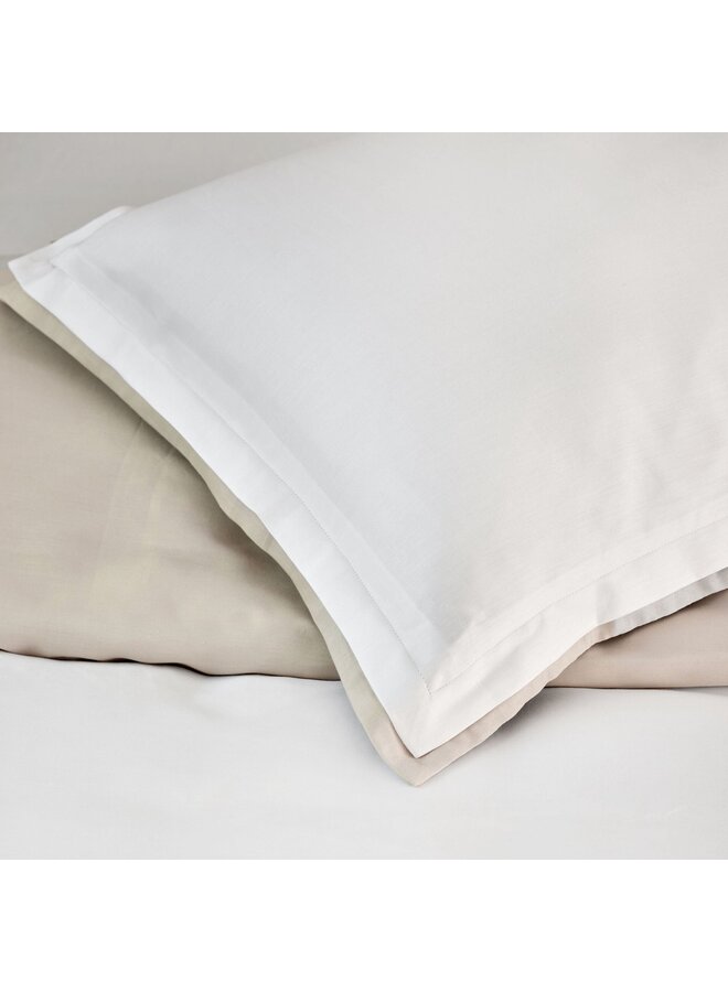 Walra Dekbedovertrek Classy Tencel Creme/Beige - Tencel/Katoen