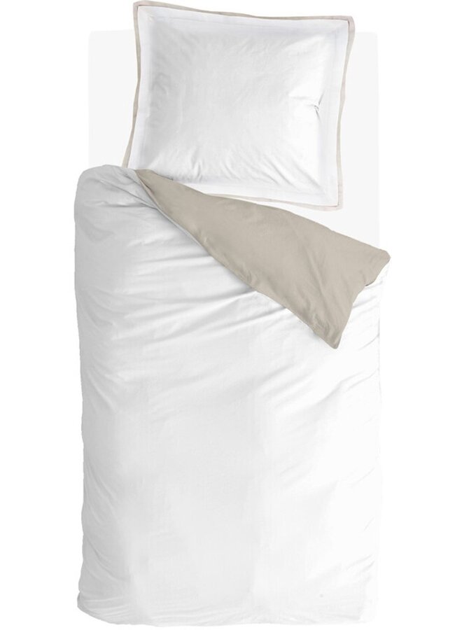 Walra Dekbedovertrek Classy Tencel Creme/Beige - Tencel/Katoen