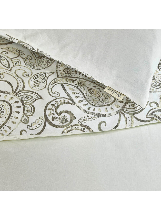 Walra Dekbedovertrek Perfect Paisley Creme - Katoen