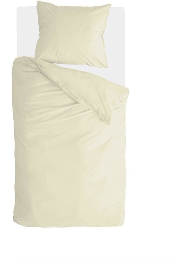 Walra Dekbedovertrek Vintage Cotton Geel - Katoen