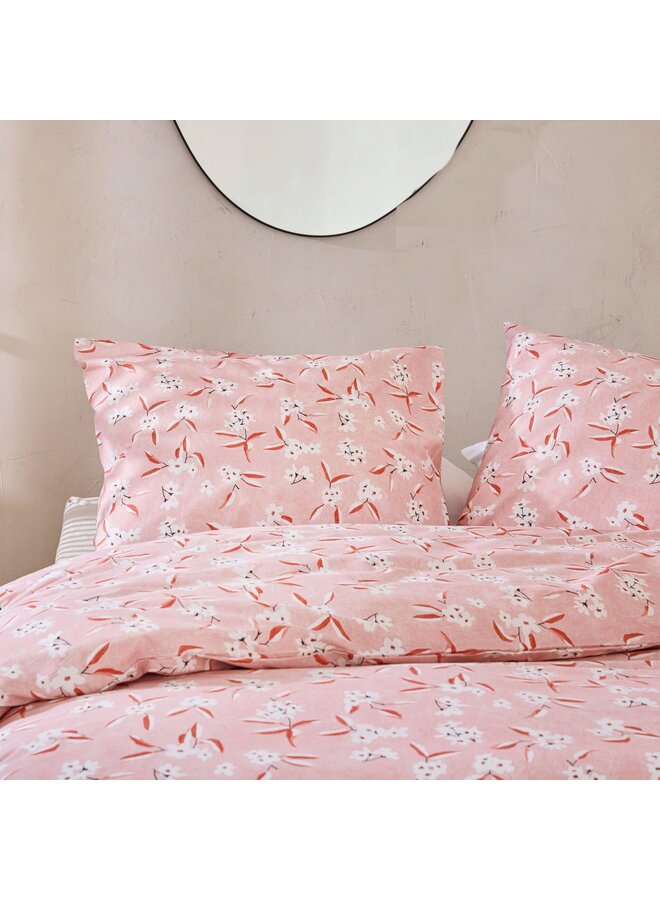 Walra Dekbedovertrek Floral Fusion Roze - Katoen