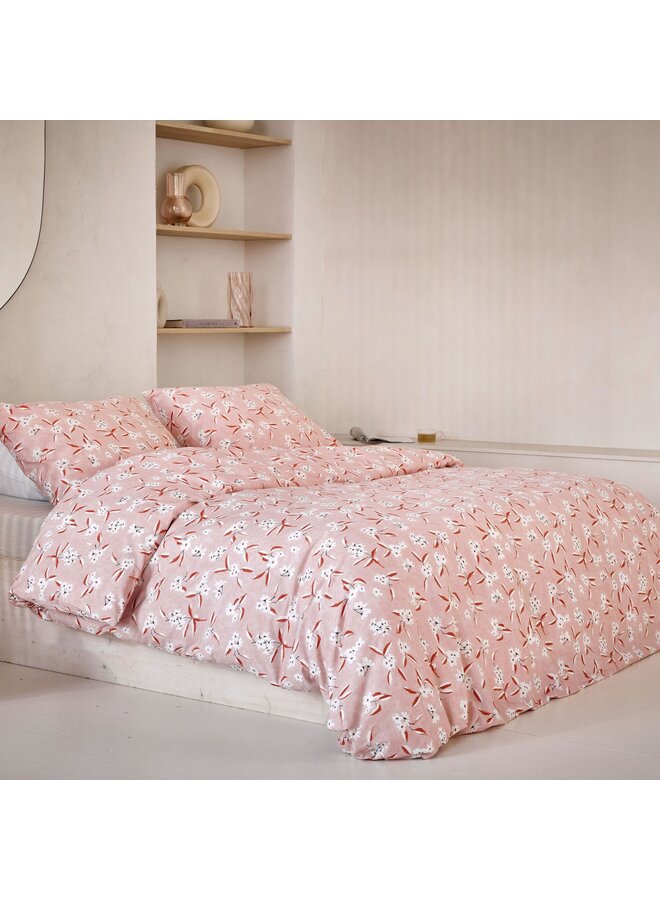 Walra Dekbedovertrek Floral Fusion Roze - Katoen