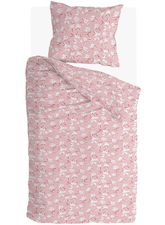 Walra Dekbedovertrek Floral Fusion Roze - Katoen