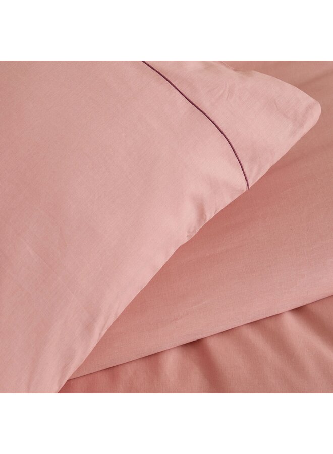 Walra Dekbedovertrek Remade Uni Essence Roze - Recycled Katoen