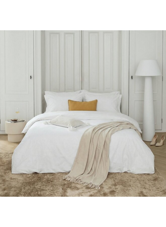 Walra Dekbedovertrek Forever Cotton Wit - Percale Katoen