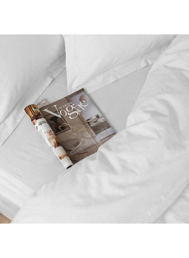 Walra Dekbedovertrek Forever Cotton Wit - Percale Katoen