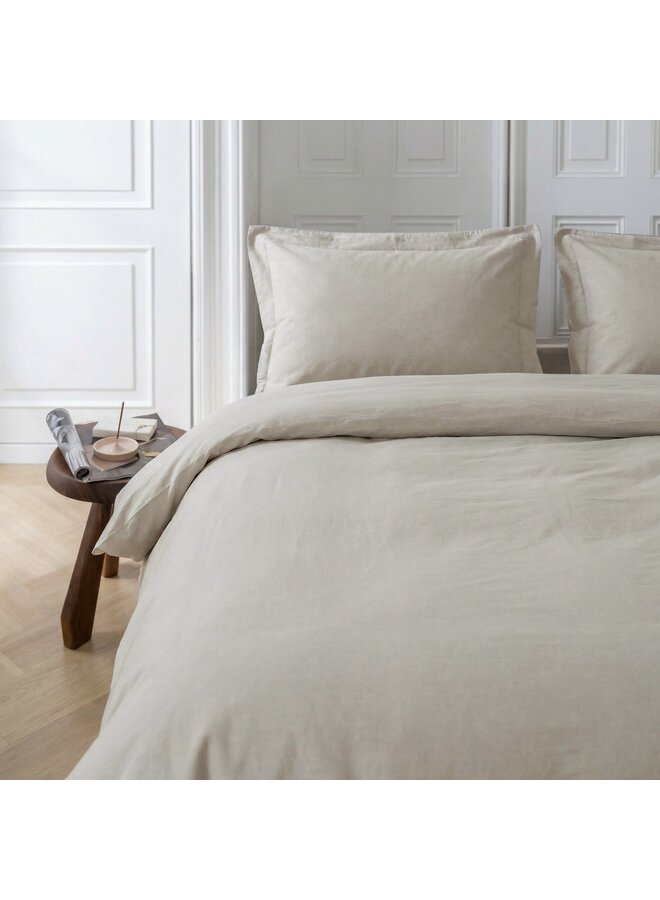 Walra Dekbedovertrek Forever Cotton Zand - Percale Katoen