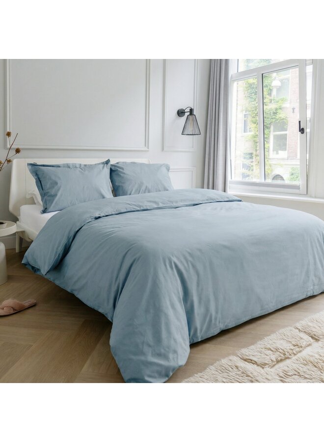 Walra Dekbedovertrek Forever Cotton Zeeblauw - Percale Katoen